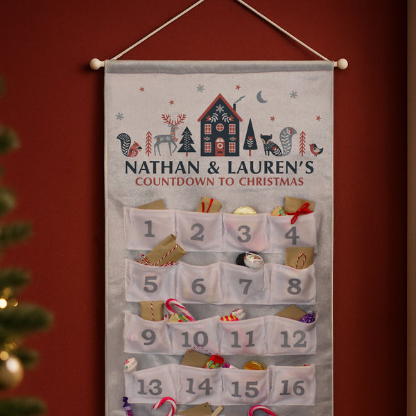 Personalised Christmas Home Advent Calendar
