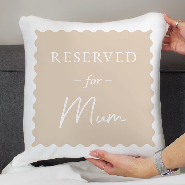Personalised Cream Reserved For Filled Cushion
