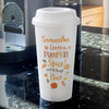 Personalised Halloween Pumpkin Spice Travel Mug