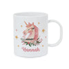 Personalised Unicorn Christmas Plastic Mug
