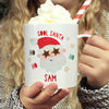 Personalised Cool Santa Plastic Mug