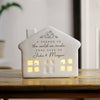 Personalised Floral LED House For Christmas