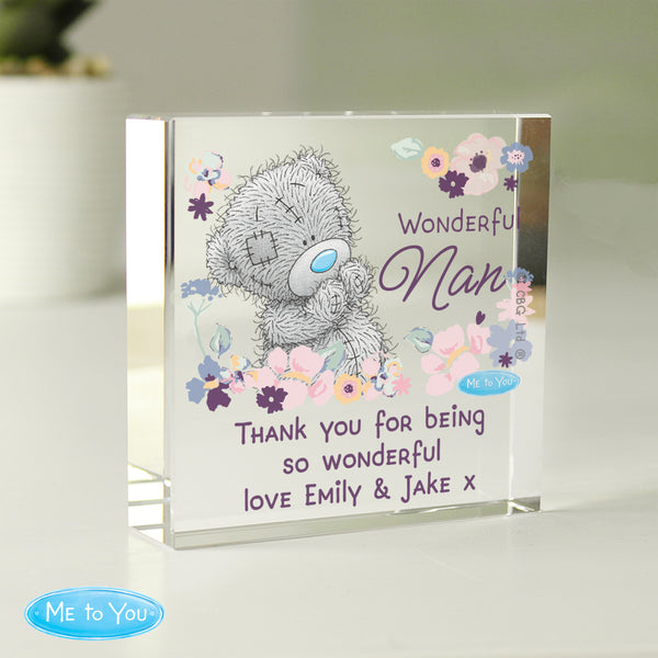 Personalised Me to You Wonderful Nan Crystal Token
