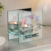 Personalised Butterfly Mirrored Tealight Candle Holder