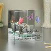 Personalised Butterfly Mirrored Tealight Candle Holder