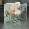 Personalised Butterfly Mirrored Tealight Candle Holder