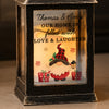 Personalised Christmas Gonk Black LED Lantern