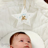 Personalised Boofle Its a Boy Wooden Star Hanging Decoration