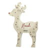 Personalised Red Nosed Reindeer Wooden Ornament