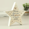Personalised Love You Wooden Star Ornament