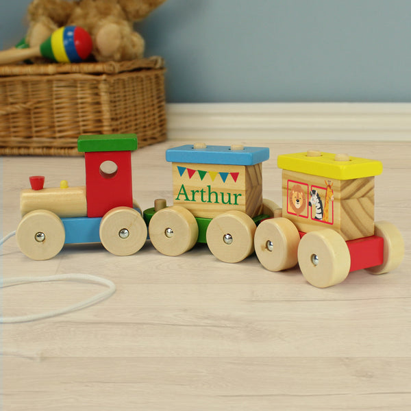 Personalised Circus Toy Train