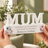 Personalised Wild Flowers Mum Ornament
