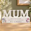 Personalised Wild Flowers Mum Ornament
