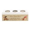 Personalised Autumn Triple Tea Light Box