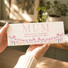 Personalised Floral Wooden Mum Ornament