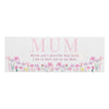 Personalised Floral Wooden Mum Ornament