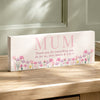 Personalised Floral Wooden Mum Ornament