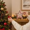 Personalised Candy Cane Stripes Wooden Star Ornament