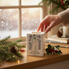 Personalised The Snowman Botanical Wooden Tealight