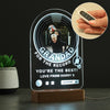Personalised Record Photo Upload Wooden Based LED Light
