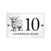 Personalised Highland Cow Acrylic House Sign