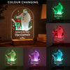 Personalised The Snowman Christmas Wishes LED sign