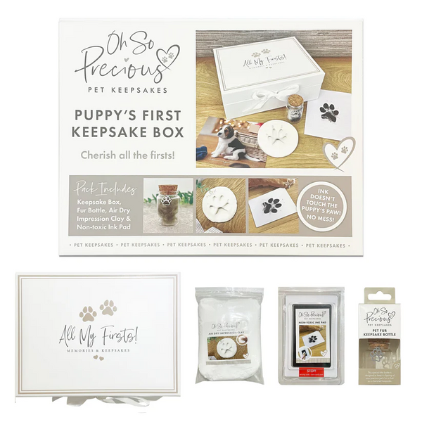 Personalised Complete Puppy-Kitten First Keepsake Kit