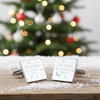 Personalised To the Moon and Back Square Cufflinks