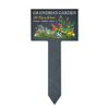 Personalised Little Helpers Welcome Garden Slate Marker Sign