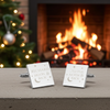 Personalised To the Moon and Back Square Cufflinks