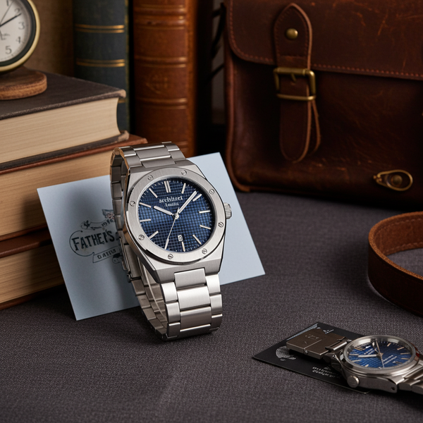 Personalised Men’s Stainless Steel Watch – Architect London - Borough Collection - Mayfair