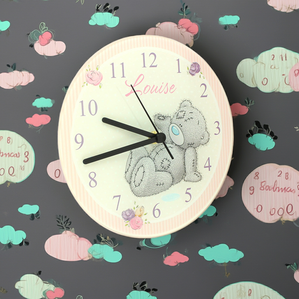 Personalised Me To You Glass Clock