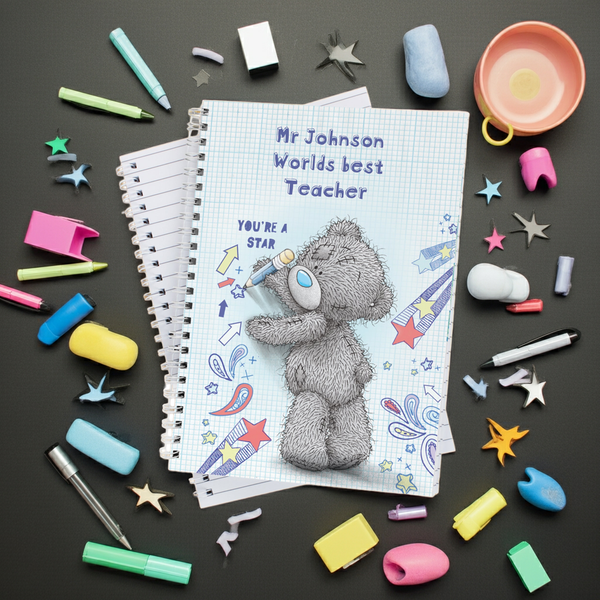 Personalised Me to You Teacher A5 Notebook