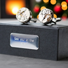 Personalised Stainless Steel Engraved Gear Movement Cufflinks