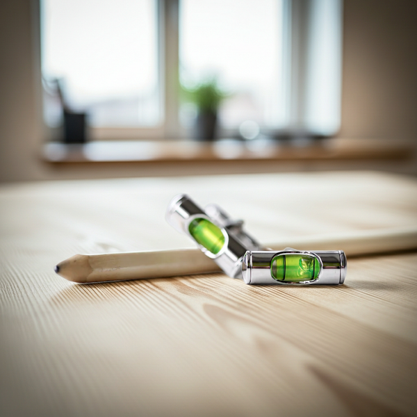 Personalised Spirit Level Cufflinks With Engraved Luxury Box