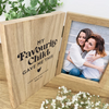 Personalised My Favourite Child Gave Me This Book Wooden Photo Frame 7" x 5" Photo