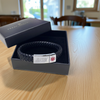Personalised Men's Woven Leather Medical Bracelet
