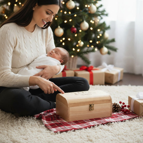 Personalised Baby's First Christmas Eve Chest