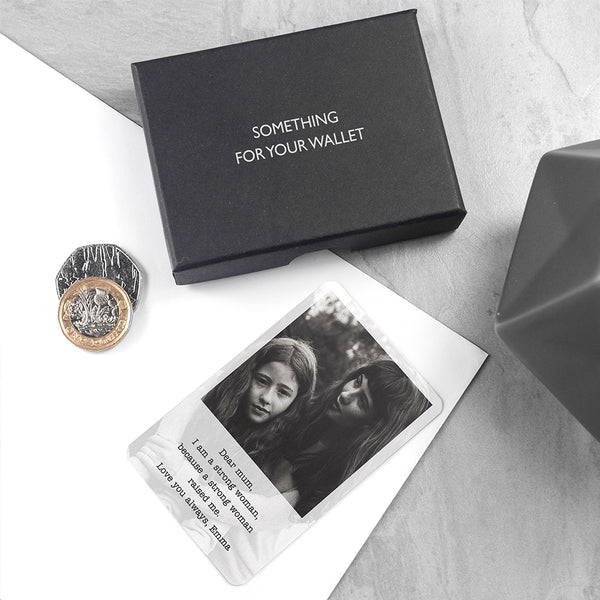 Personalised Mum's Photo Upload Wallet Keepsake