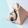 Personalised Heart Photo Upload Keyring