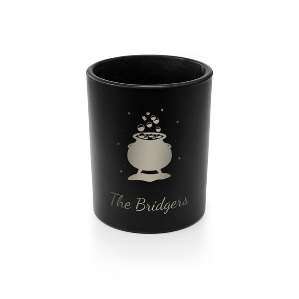 Personalised Halloween Cauldron Tealight Candle Holder
