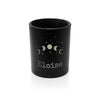 Personalised Halloween Celestial Moon Phase Tealight Candle Holder