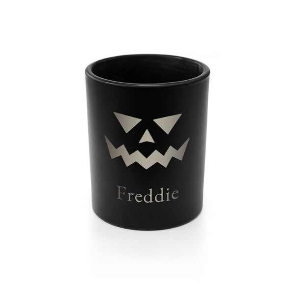 Personalised Halloween Jack-O-Lantern Tealight Candle Holder