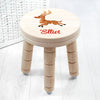 Personalised Christmas Reindeer Wooden Stool