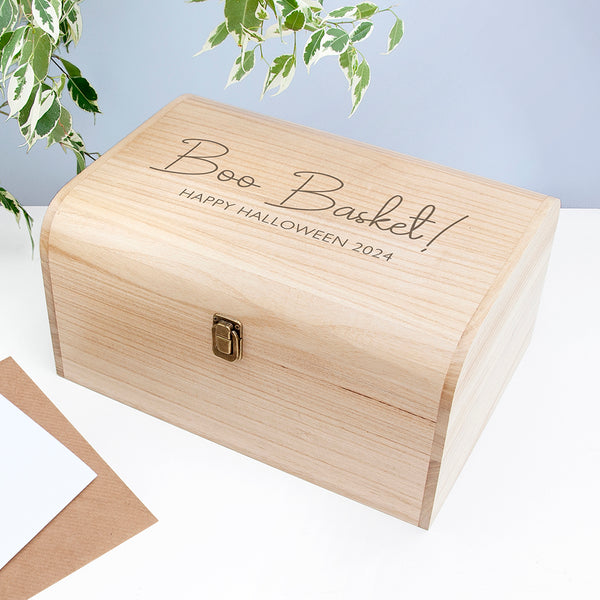 Personalised Halloween Boo Basket