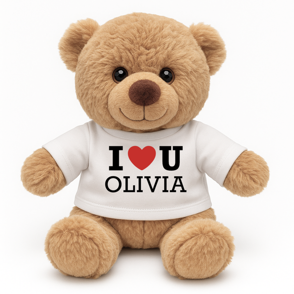 Personalised Kid's I Love You Teddy Bear