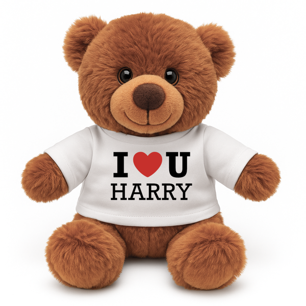 Personalised Kid's I Love You Teddy Bear