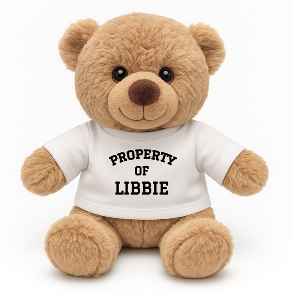 Personalised Kid's Property Of Teddy Bear