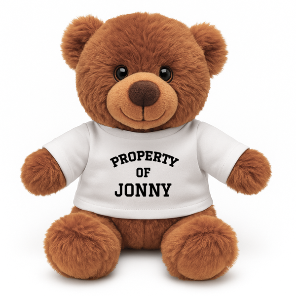 Personalised Kid's Property Of Teddy Bear