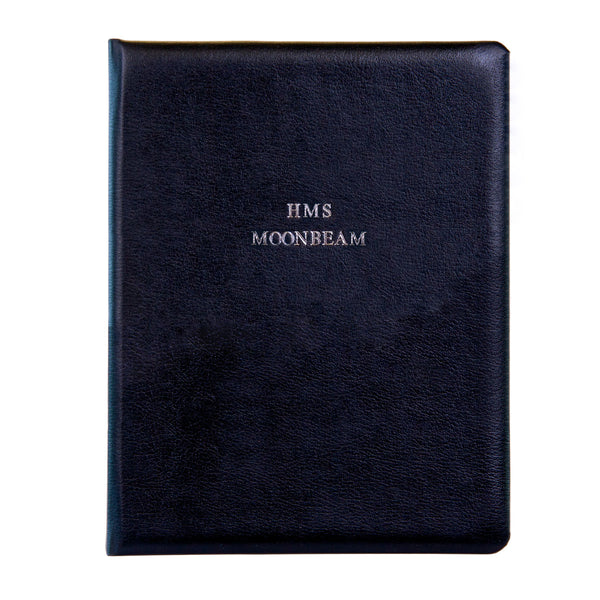 Personalised Luxury Hand Bound Leather Log Book
